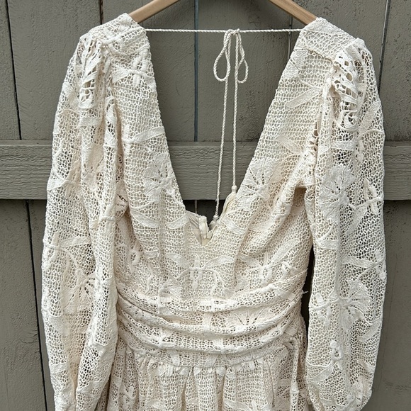 Free People Jen's Pirate Booty Reflection Lapis Mini Dress Bohemian Wedding - Picture 7 of 11